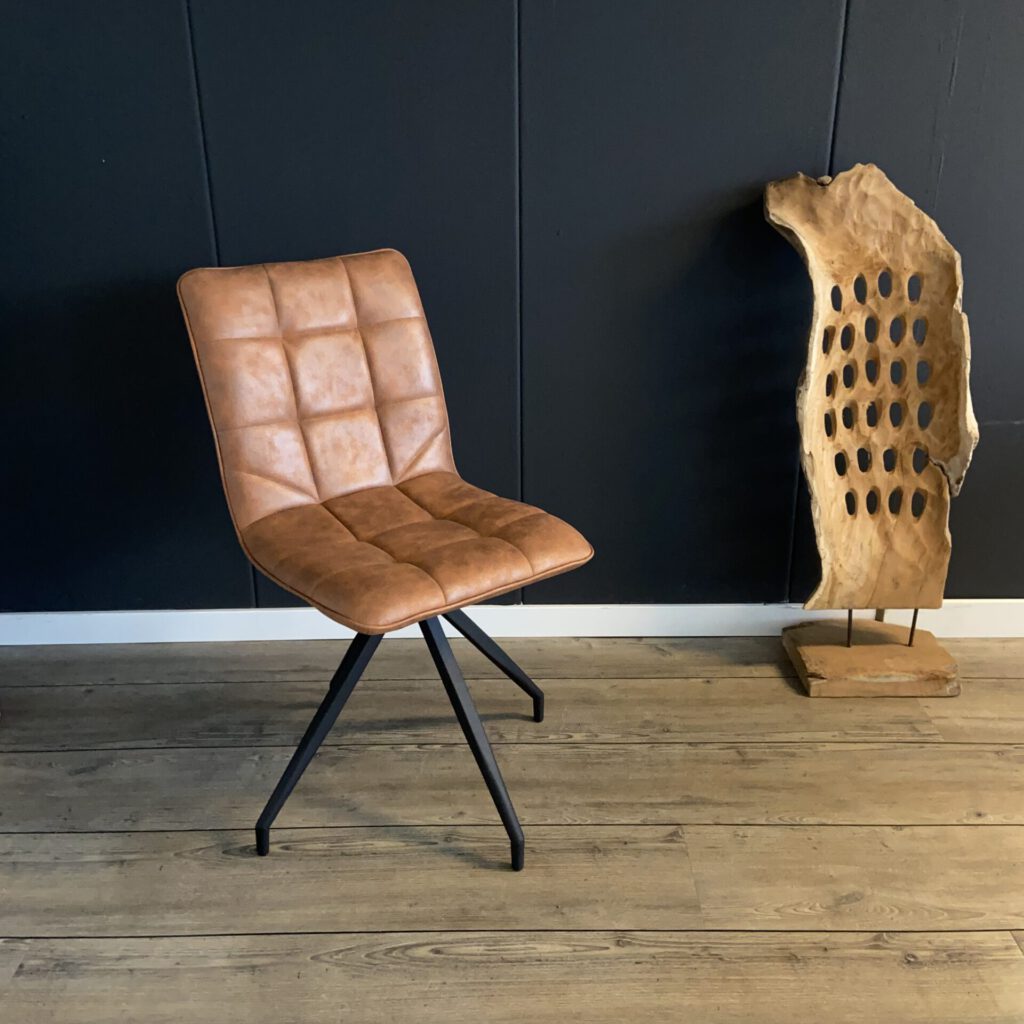 Treetop-Tables-Stoel-Kepa-Stof-Cognac-Draai